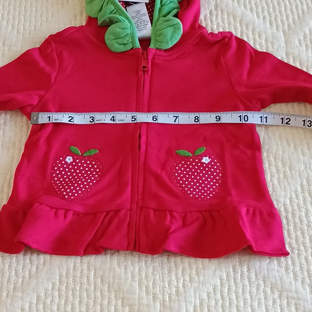 🆕 Gymboree Adorable Strawberry Hoodie